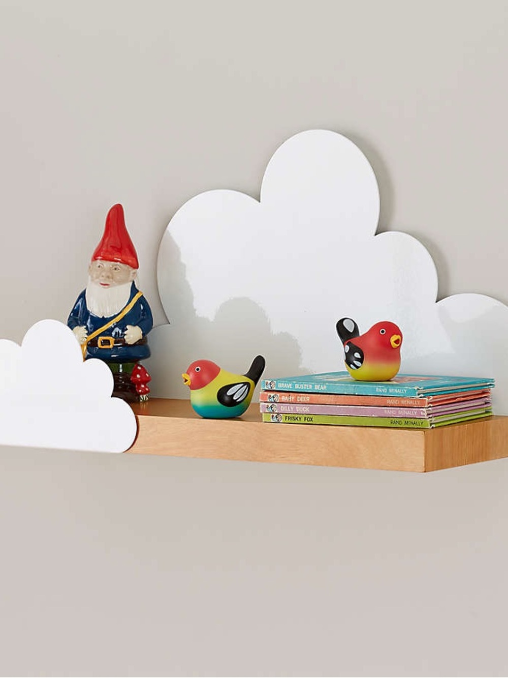 Land of Nod Crate & Barrel Cloud shelf